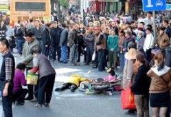 洛阳吃瓜被撞,一幕惊心动魄的碰撞瞬间