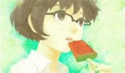 女孩吃瓜头像动漫,甜蜜与搞笑的视觉盛宴